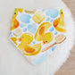 Duck Bandana Dribble Bib - Bamboo Backed Ultra Absorbent Bib