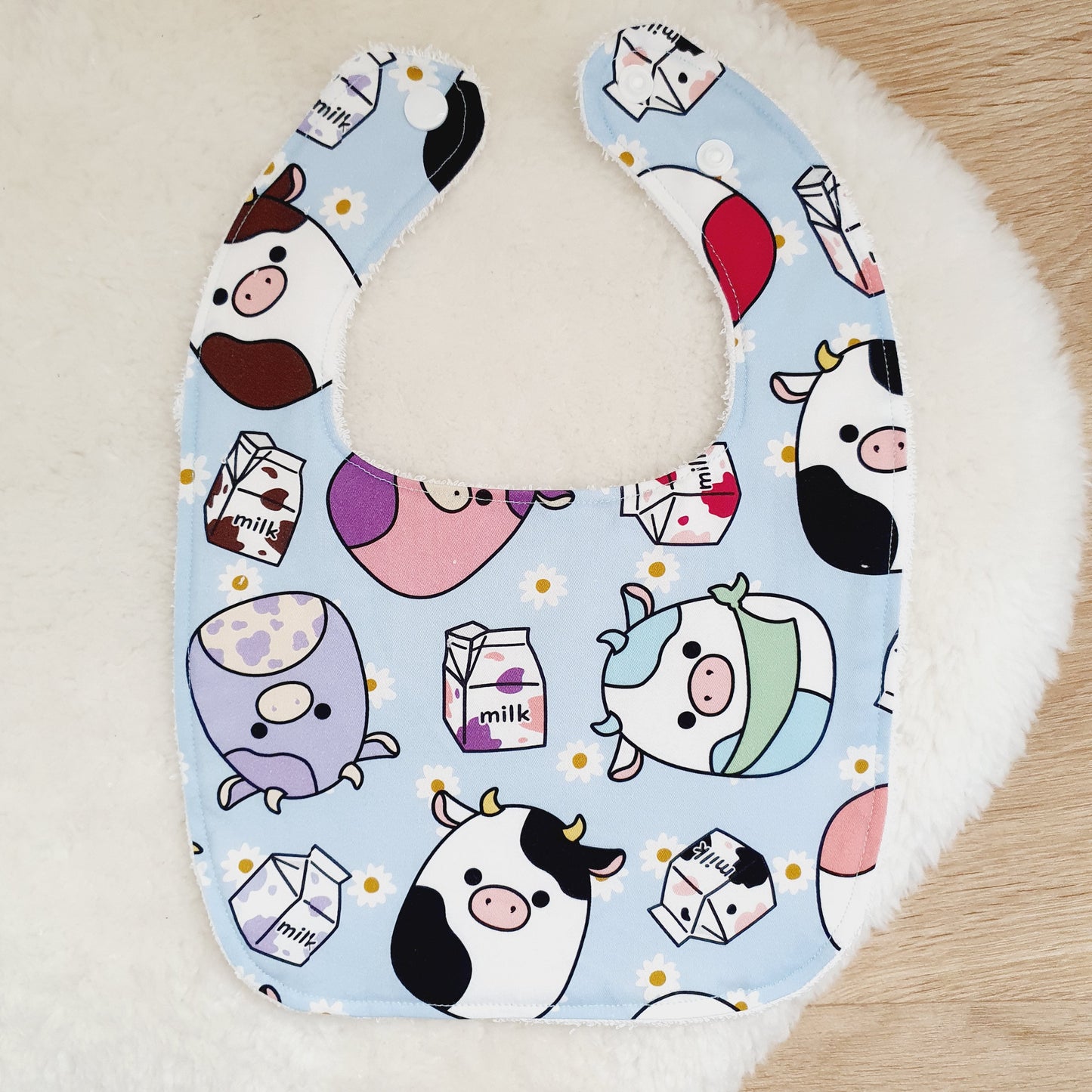 Bib, Handmade Baby Bib, Feeding Bib, Cotton / Bamboo, Ultra Absorbent