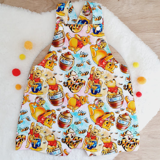 Overalls, Baby / Toddler Overalls, Short Leg Romper, Size 2