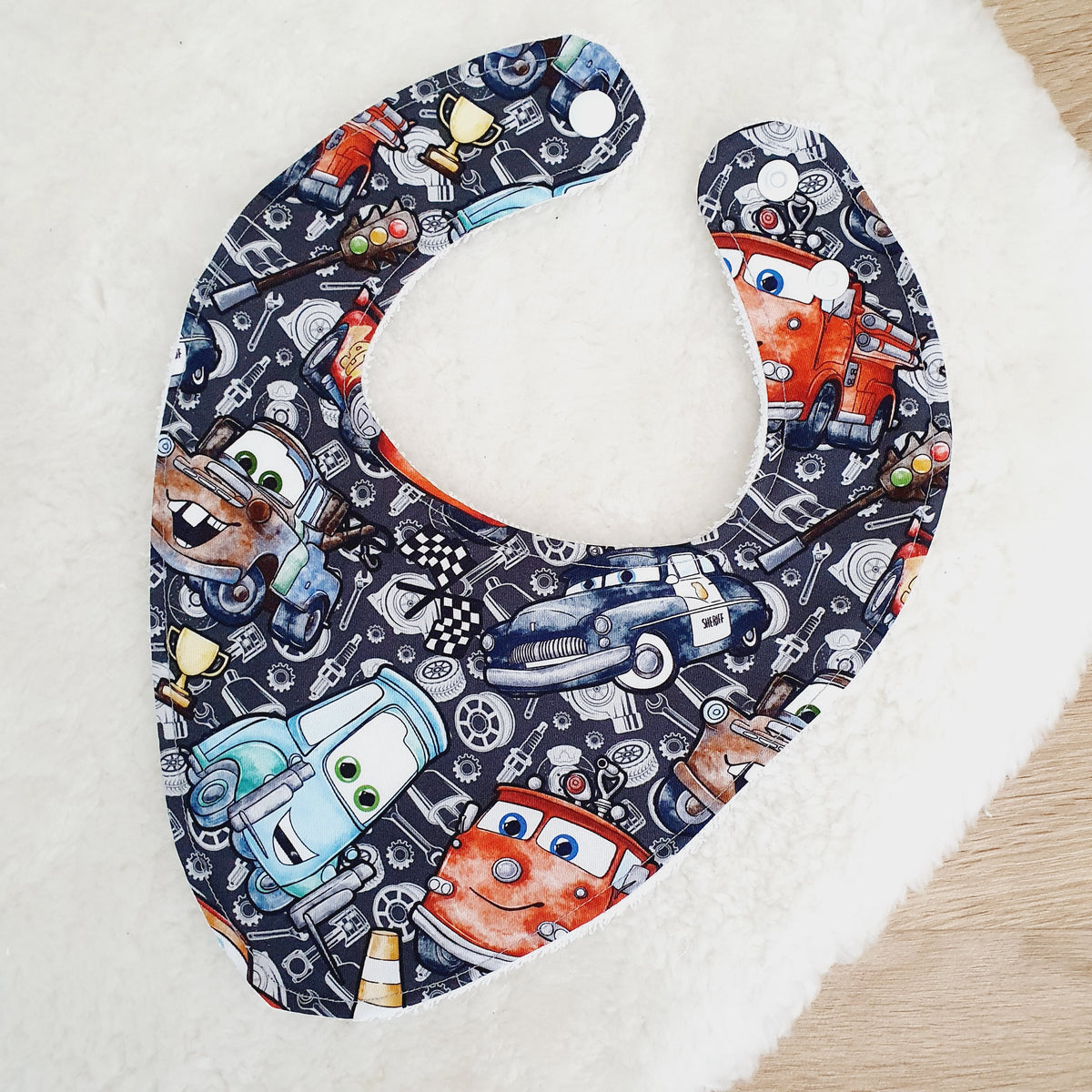 Bandana Dribble Bib, Handmade Baby Bib, Cotton / Bamboo, Ultra Absorbent