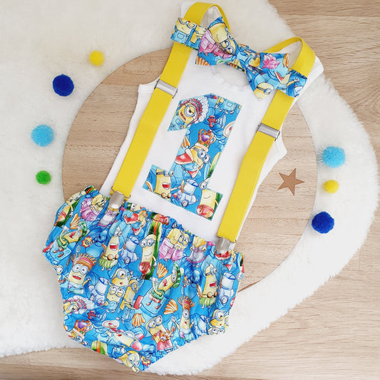 Boys 1st Birthday Outfit, Size 1