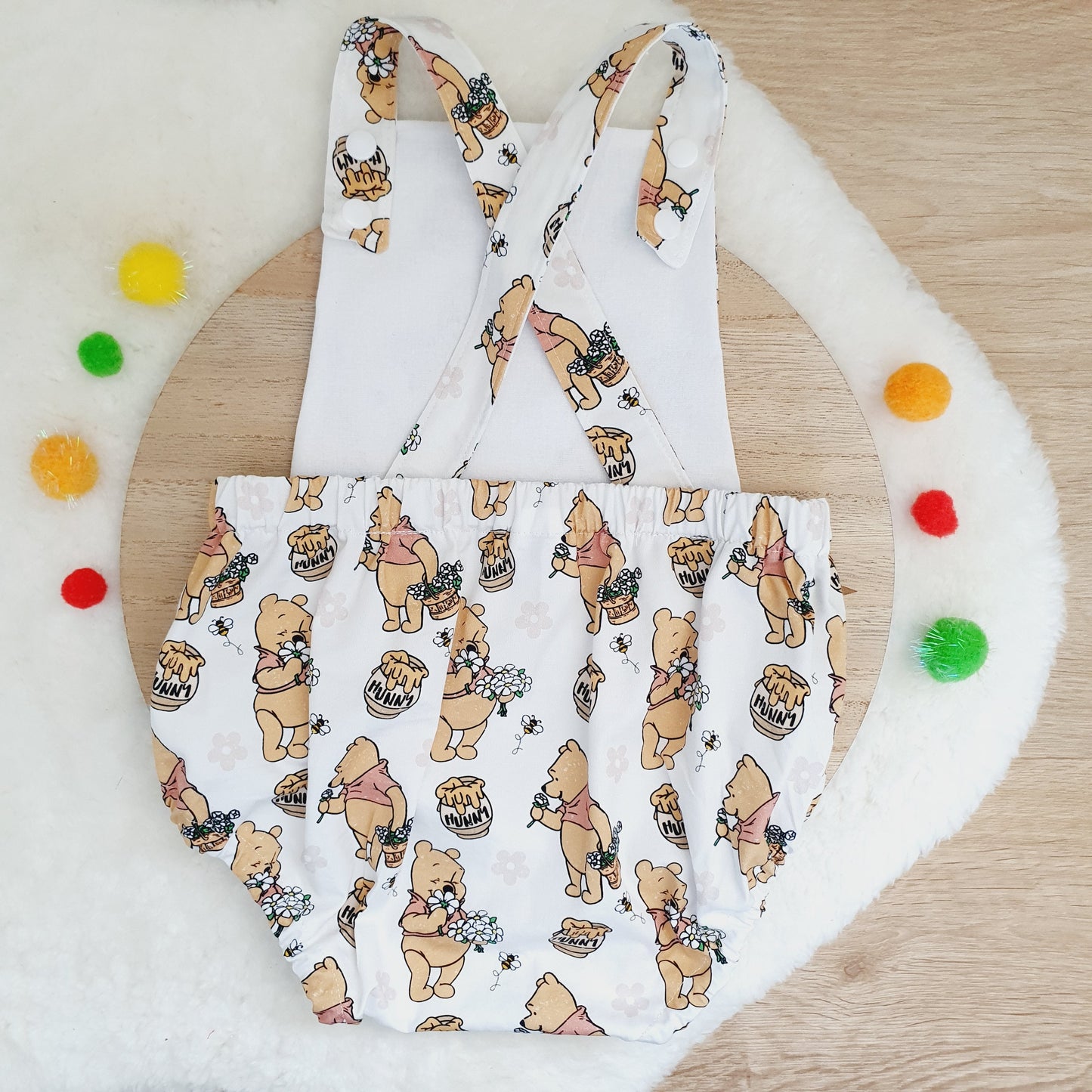 POOH print Baby Romper, Size 1