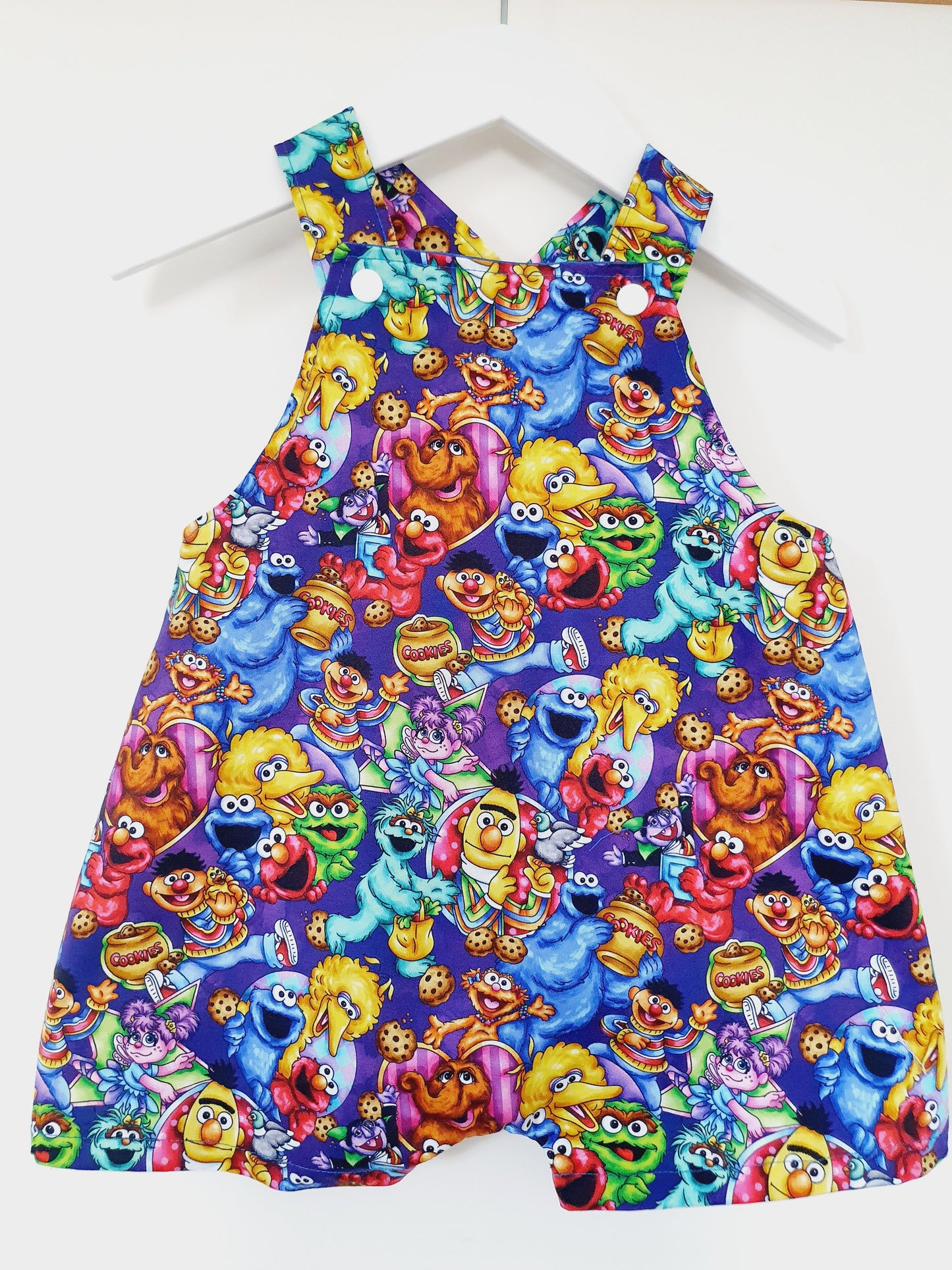 Baby / Toddler Overalls, Short Leg Romper, Size 1