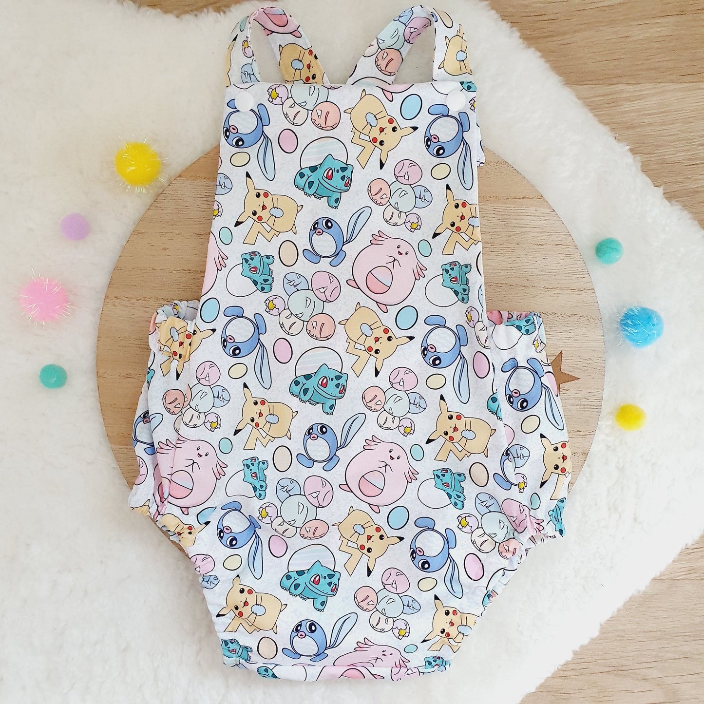 Easter Baby / Toddler Handmade Romper, Size 1