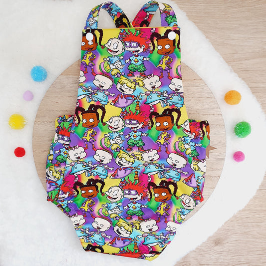 RUGRATS print Baby Romper, Size 1
