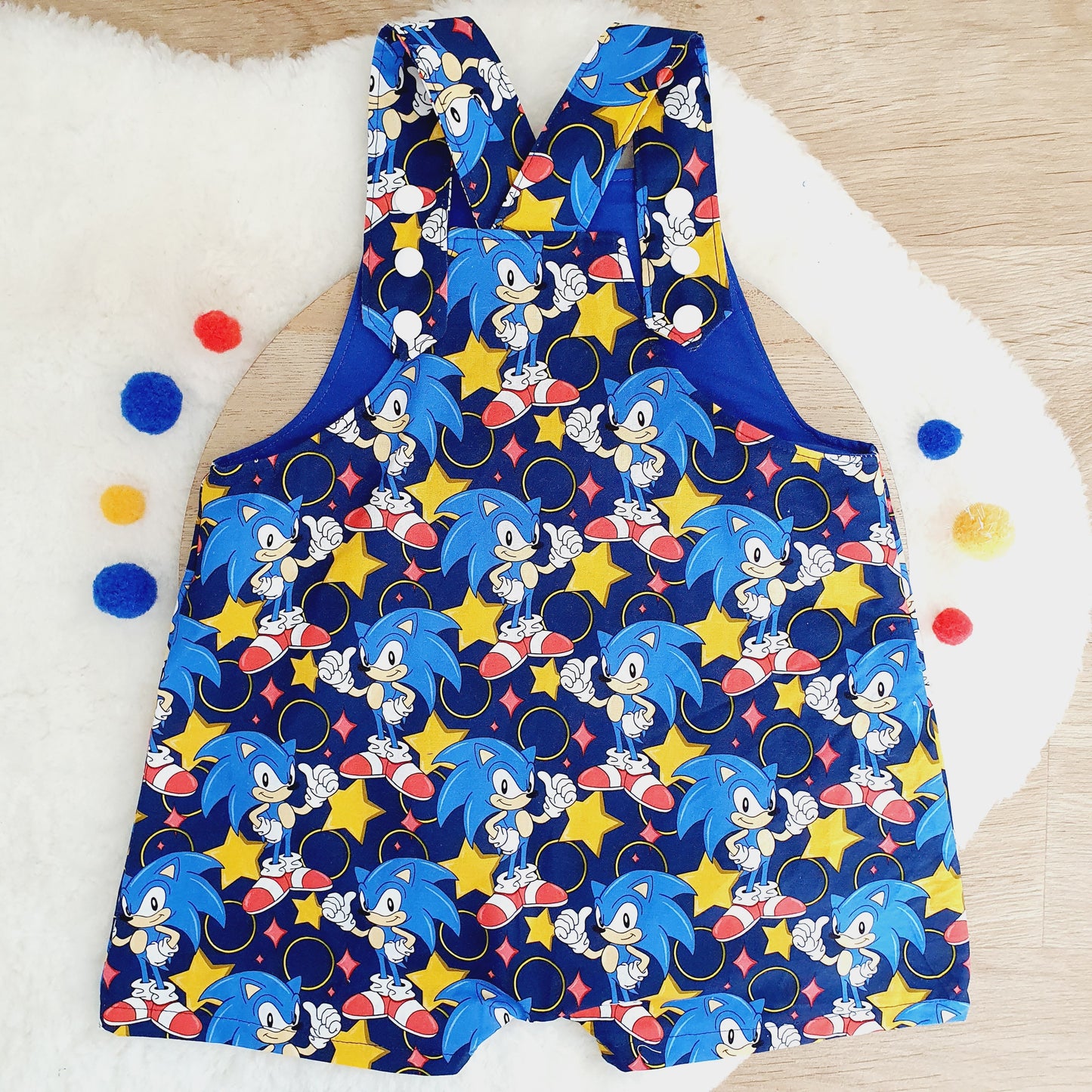 Overalls, Baby / Toddler Overalls, Short Leg Romper, Size 2
