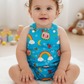 Overalls, Baby Overalls, Short Leg Romper, Size 1