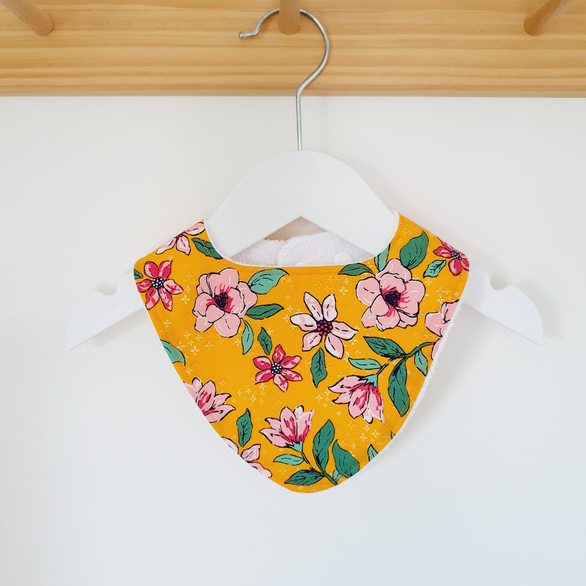 Bandana Dribble Bib, Handmade Baby Bib, Cotton / Bamboo, Ultra Absorbent