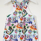 DOGS Baby / Toddler Overalls, Short Leg Romper, Size 1