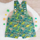 DINOSAUR Baby / Toddler Overalls, Short Leg Romper, Size 1
