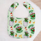 GROUCHY print Bib, Handmade Baby Bib, Feeding Bib