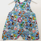 TOY STORY print Baby / Toddler Overalls, Short Leg Romper, Size 1