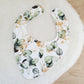 Bandana Dribble Bib, Handmade Baby Bib, Cotton / Bamboo, Ultra Absorbent