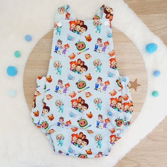 COCOMELON print print Baby Romper, Size 0