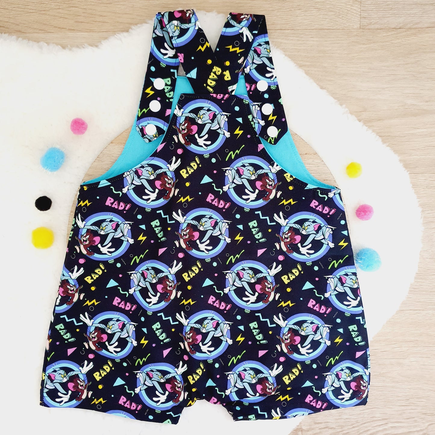 Overalls, Baby / Toddler Overalls, Short Leg Romper, Size 2