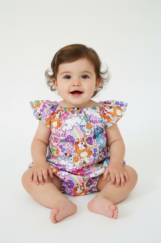 Baby Girl Playsuit, Size 0