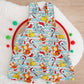 CHRISTMAS POKEMON Overalls, Baby / Toddler Overalls, Short Leg Romper, Size 2
