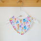 Bandana Dribble Bib, Handmade Baby Bib, Cotton / Bamboo, Ultra Absorbent