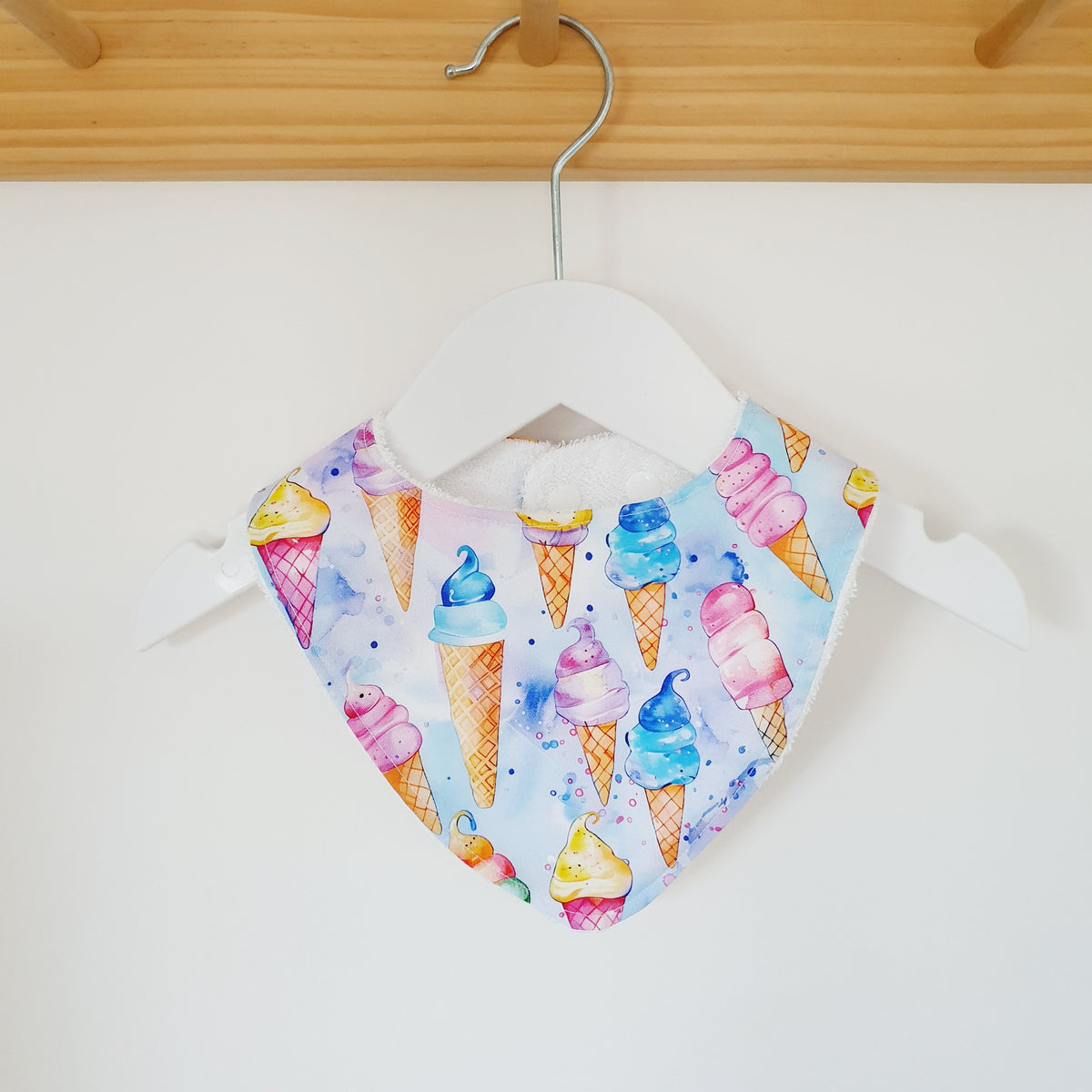 Bandana Dribble Bib, Handmade Baby Bib, Cotton / Bamboo, Ultra Absorbent