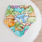 Dinosaurs Bandana Dribble Bib - Bamboo Backed Ultra Absorbent Bib