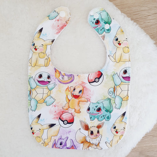 Bib, Handmade Baby Bib, Feeding Bib, Cotton / Bamboo, Ultra Absorbent
