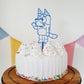 Blue Dog Cake Topper