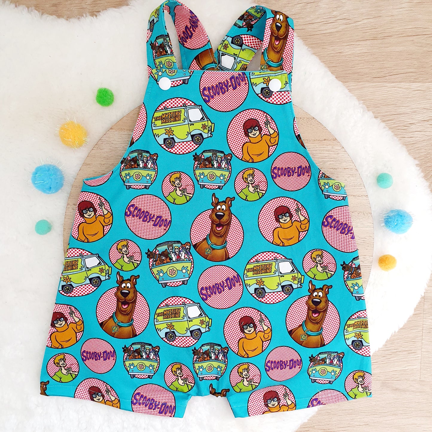 Baby / Toddler Overalls, Short Leg Romper, Size 1