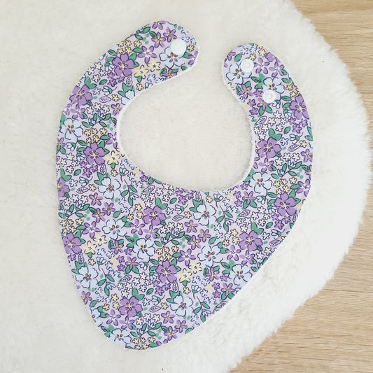 Bandana Dribble Bib, Handmade Baby Bib, Cotton / Bamboo, Ultra Absorbent