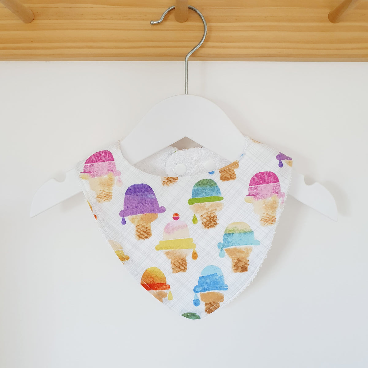 Bandana Dribble Bib, Handmade Baby Bib, Cotton / Bamboo, Ultra Absorbent