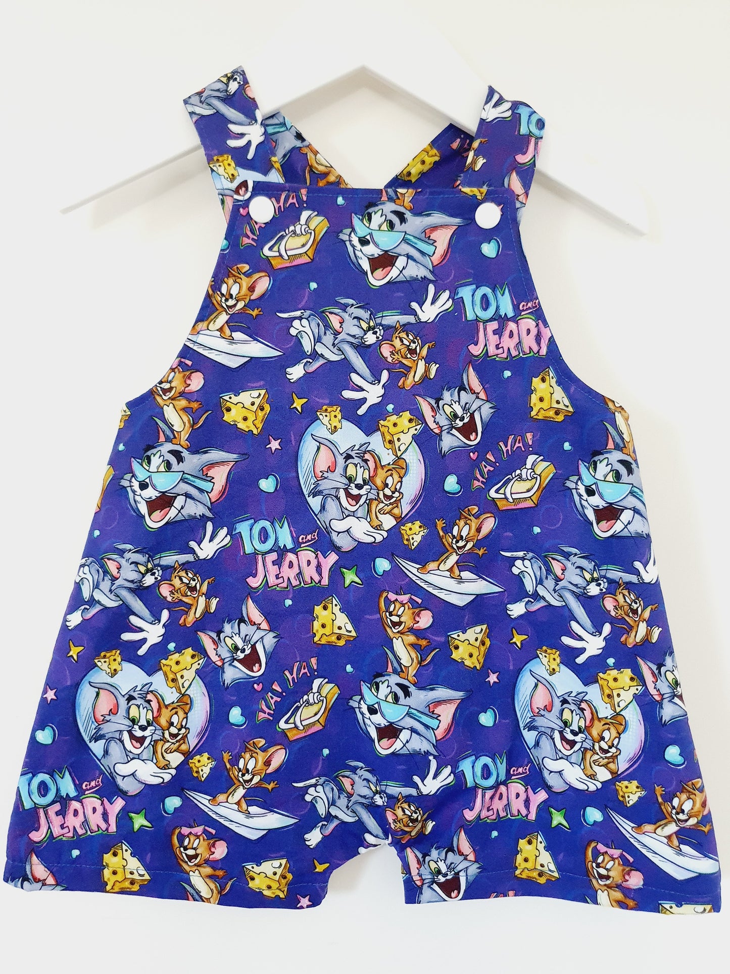 Baby / Toddler Overalls, Short Leg Romper, Size 1