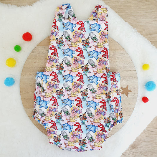 SESAME STREET print Baby Romper, Size 0