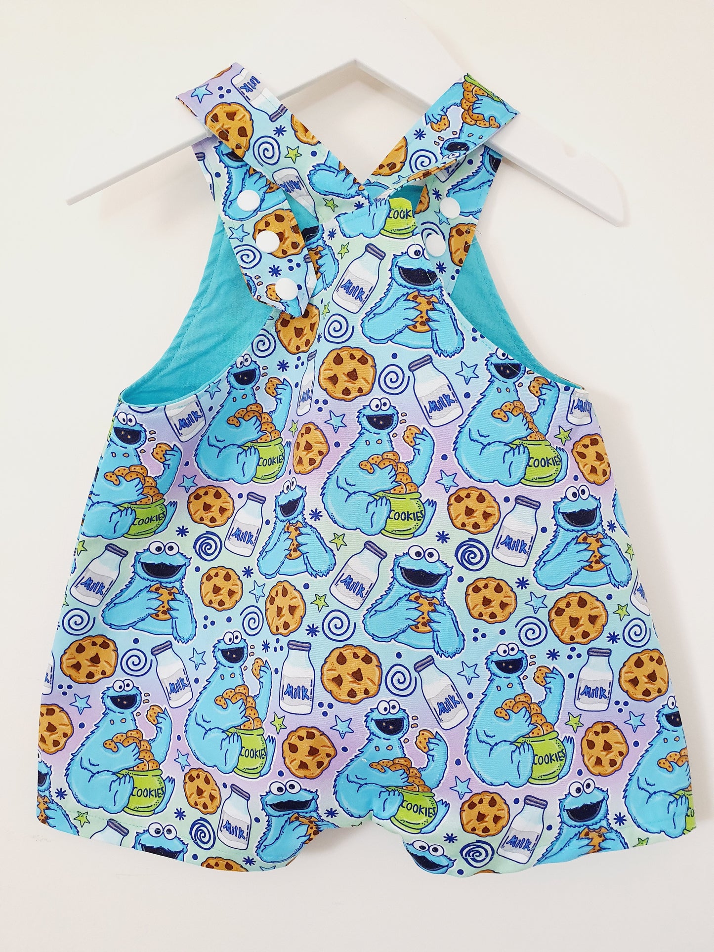 Baby / Toddler Overalls, Short Leg Romper, Size 1