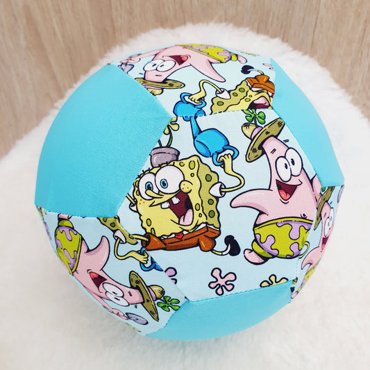 Balloon Ball Cover - Balloon Balls -  Handmade Fabric Balloon Cover - SPONGEBOB print