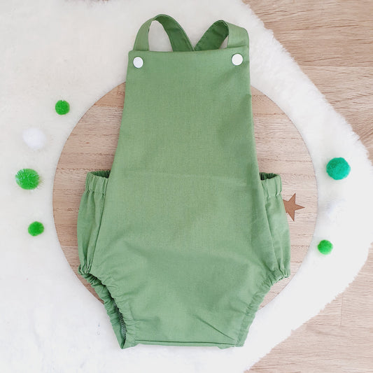 GREEN TEA Baby Romper, Size 0