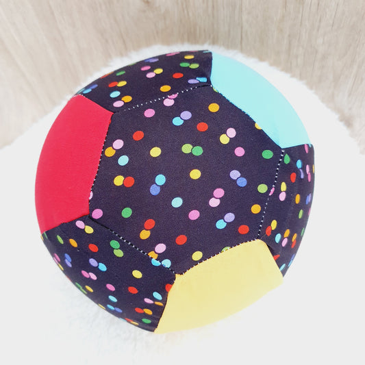 Balloon Ball Cover - Balloon Balls -  Handmade Fabric Balloon Cover - COLOURFUL DOTS
