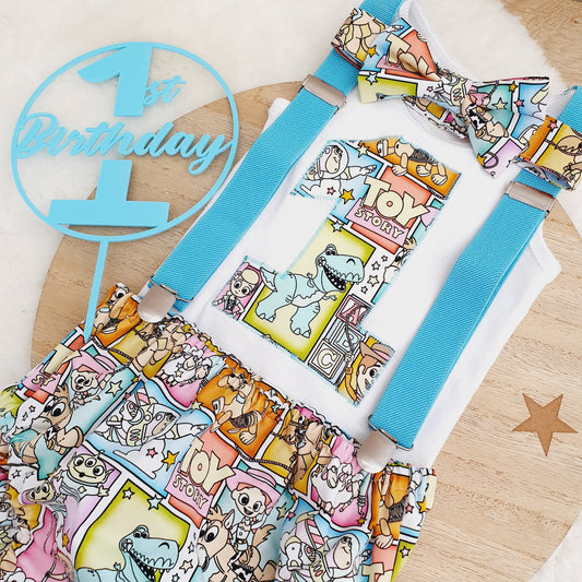 Boys 1st Birthday Outfit, Size 0