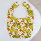 BIG BIRD print Bib, Handmade Baby Bib, Feeding Bib