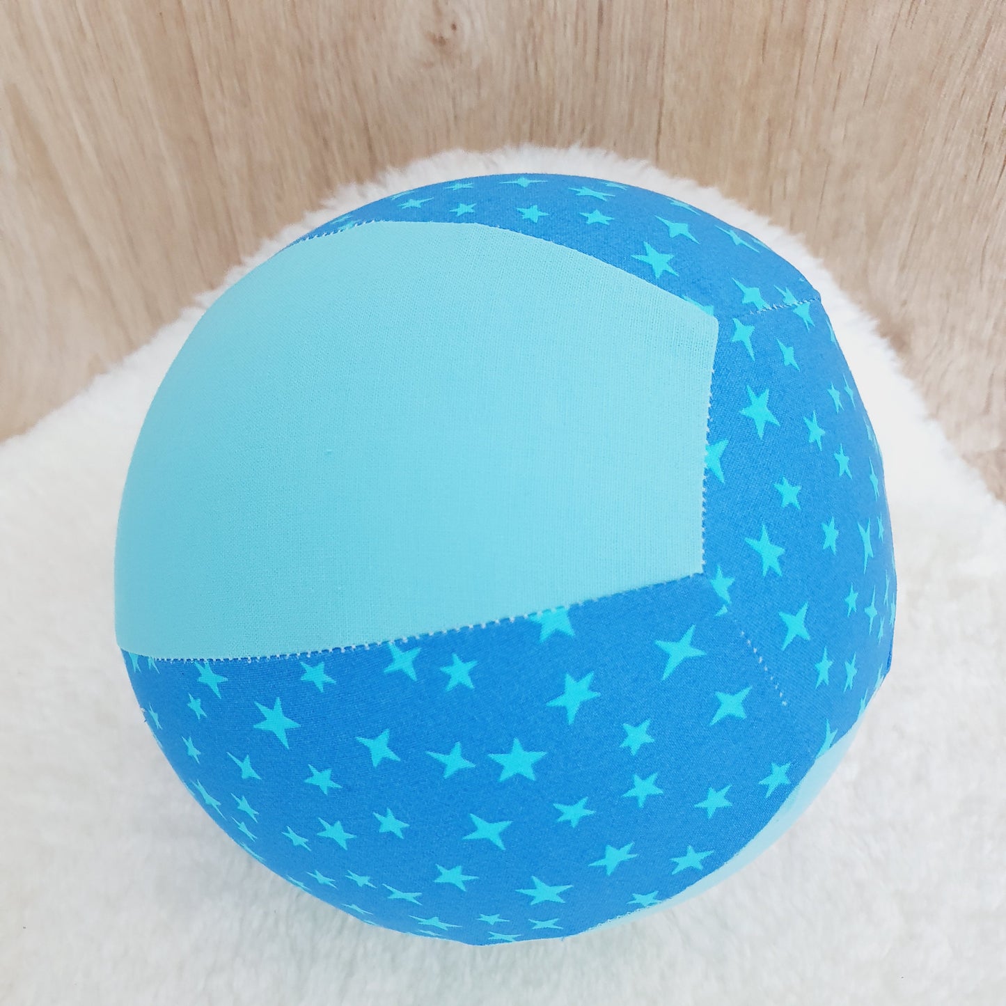 Balloon Ball Cover - Balloon Balls -  Handmade Fabric Balloon Cover - BLUE STARS