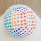 Balloon Ball Cover - Balloon Balls -  Handmade Fabric Balloon Cover -COLOURFUL STARS