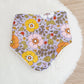 Groovy Bandana Dribble Bib - Bamboo Backed Ultra Absorbent Bib
