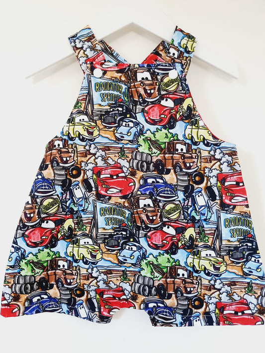 Overalls, Baby Overalls, Short Leg Romper, Size 1