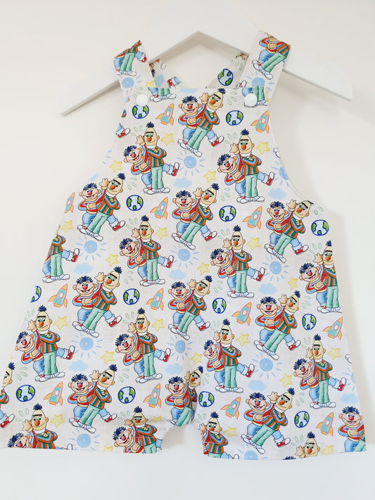 Overalls, Baby Overalls, Short Leg Romper, Size 1