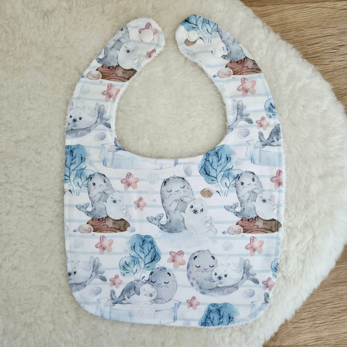 Bib, Handmade Baby Bib, Feeding Bib, Cotton / Bamboo, Ultra Absorbent