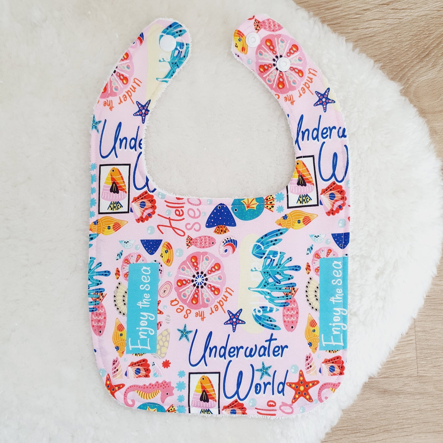 Bib, Handmade Baby Bib, Feeding Bib, Cotton / Bamboo, Ultra Absorbent