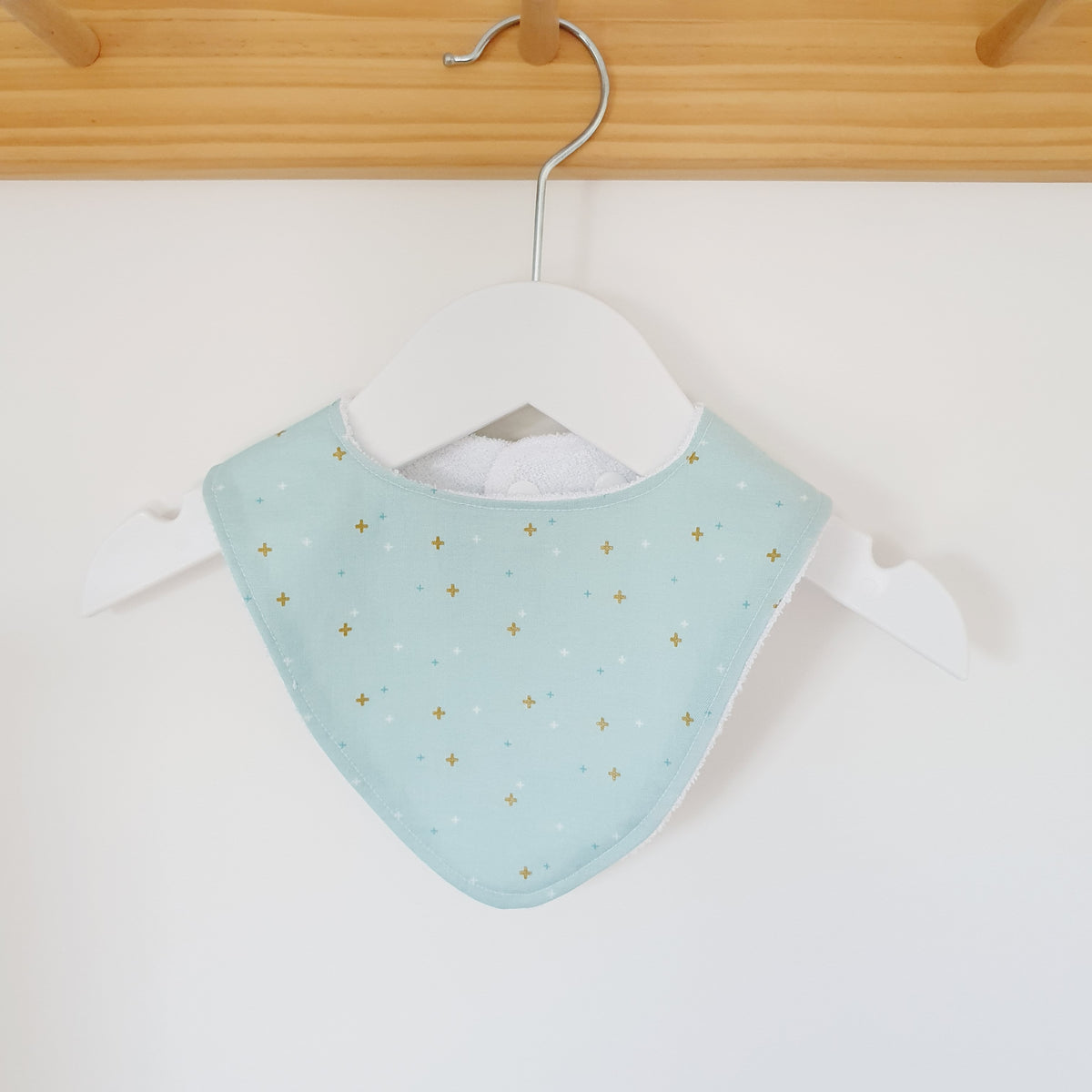 Bandana Dribble Bib, Handmade Baby Bib, Cotton / Bamboo, Ultra Absorbent