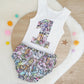 CARE BEARS print Girls Cake Smash / 1st Birthday Outfit, Girls First Birthday, Size 0