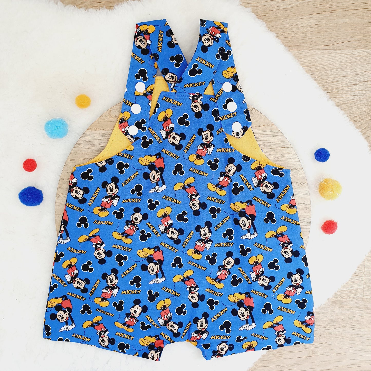 Baby / Toddler Overalls, Short Leg Romper, Size 1