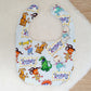RUGRATS print Bib, Handmade Baby Bib, Feeding Bib