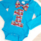 Boys 1st Birthday Long Sleeve Bodysuit, Size 0