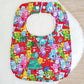 CARE BEARS CHRISTMAS Feeding Bib - Organic Bamboo Backed, Ultra Absorbent Bib